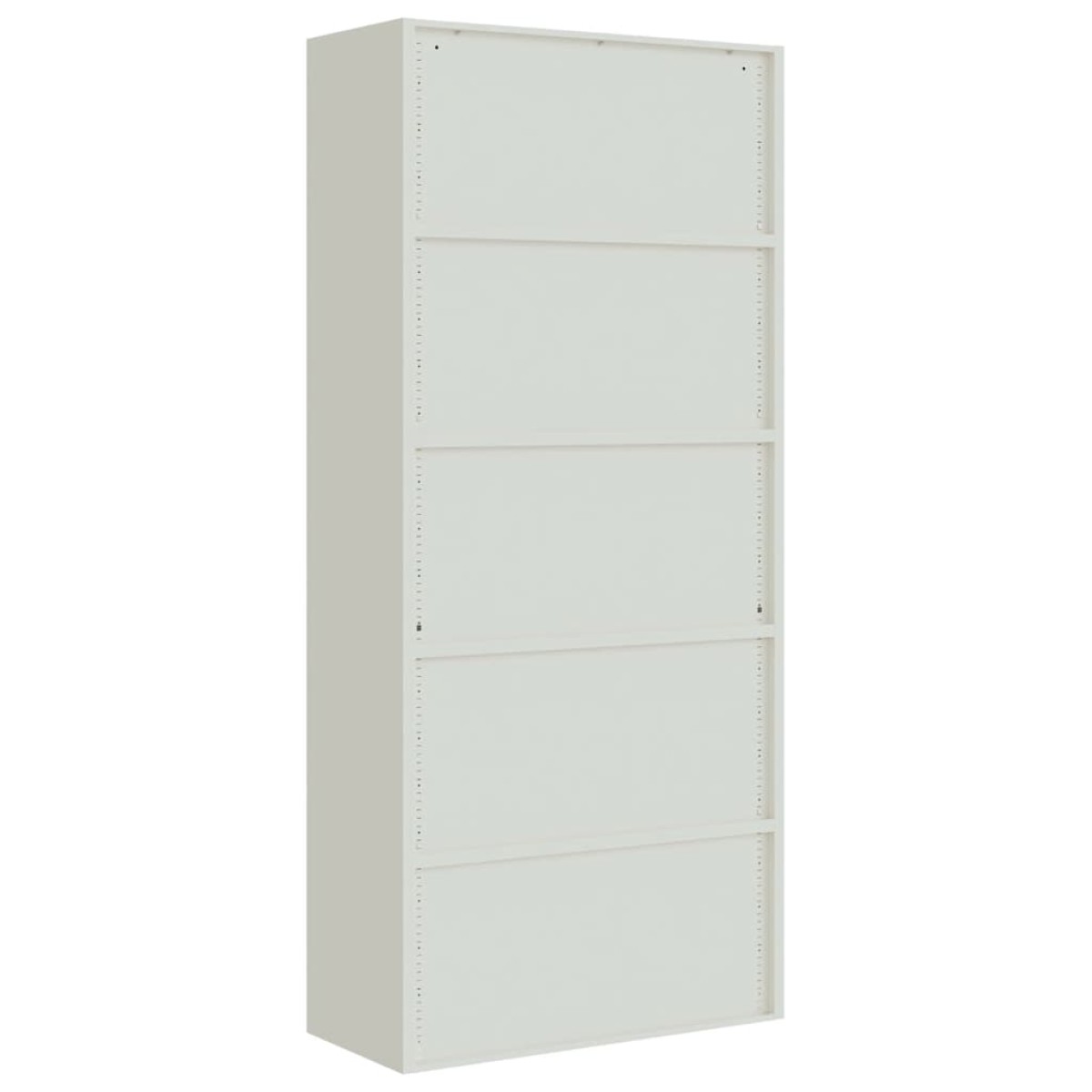 vidaXL Αρχειοθήκη Αν. Γκρι 90x40x200 εκ. Ατσάλινη