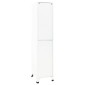 vidaXL Φοριαμός Λευκός 38 x 45 x 180 εκ. Ατσάλινος