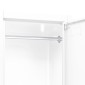vidaXL Φοριαμός Λευκός 38 x 45 x 180 εκ. Ατσάλινος