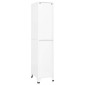vidaXL Φοριαμός Λευκός 38 x 45 x 180 εκ. Ατσάλινος