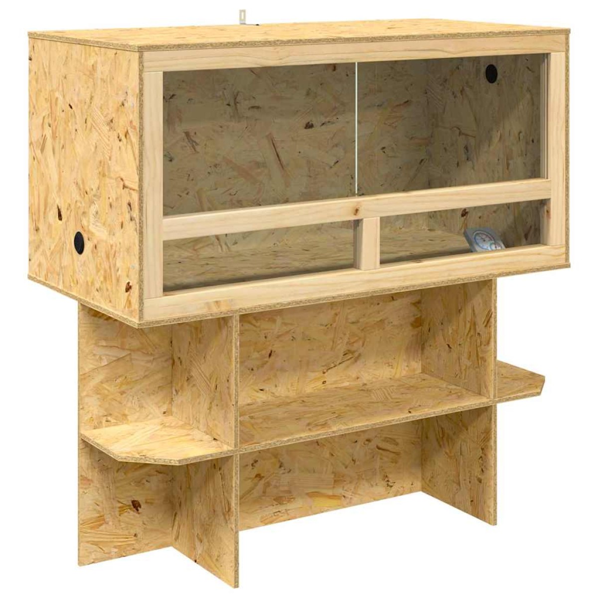 vidaXL Terrarium Καφέ 100 x 50 x 100 cm OSB