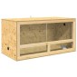 vidaXL Terrarium Καφέ 100 x 50 x 100 cm OSB