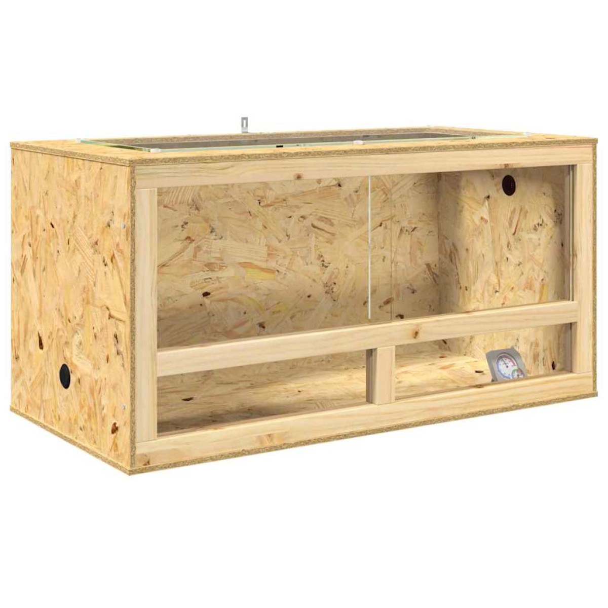 vidaXL Terrarium Καφέ 100 x 50 x 100 cm OSB