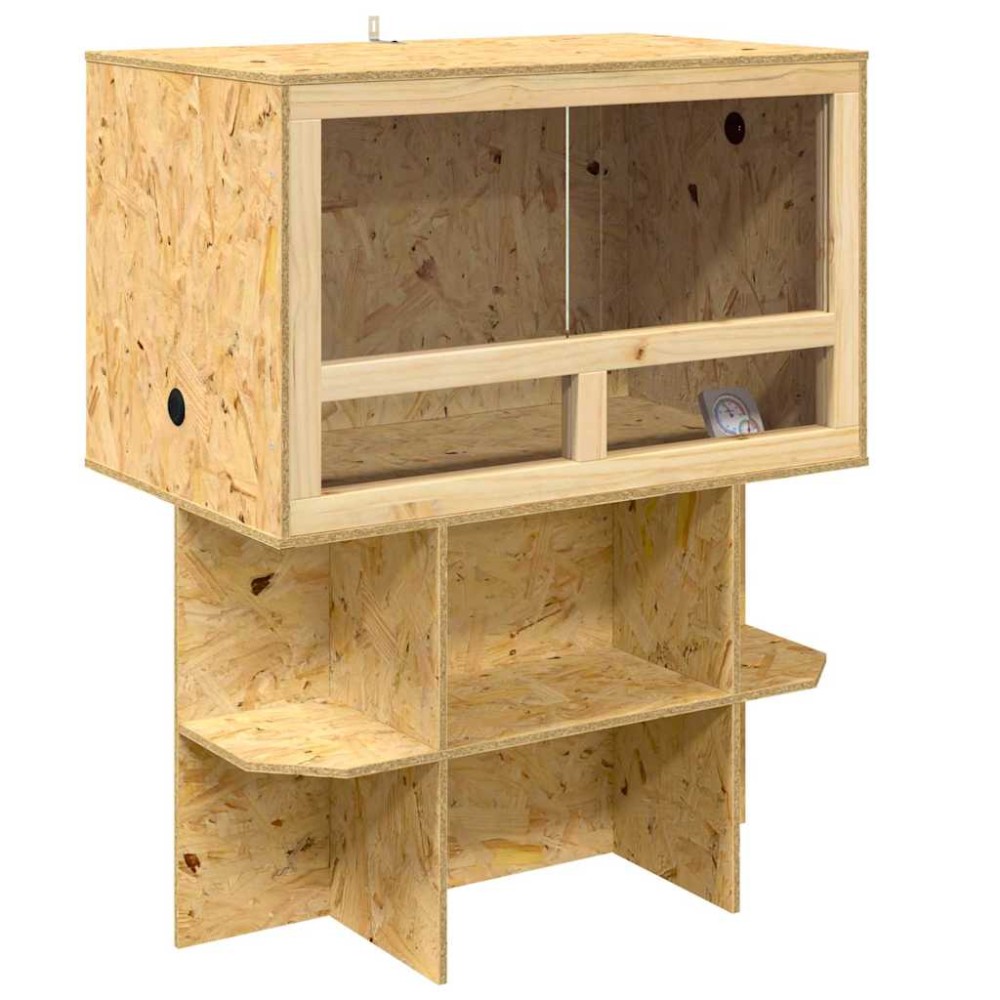 vidaXL Terrarium Καφέ 80 x 50 x 100 εκ. OSB