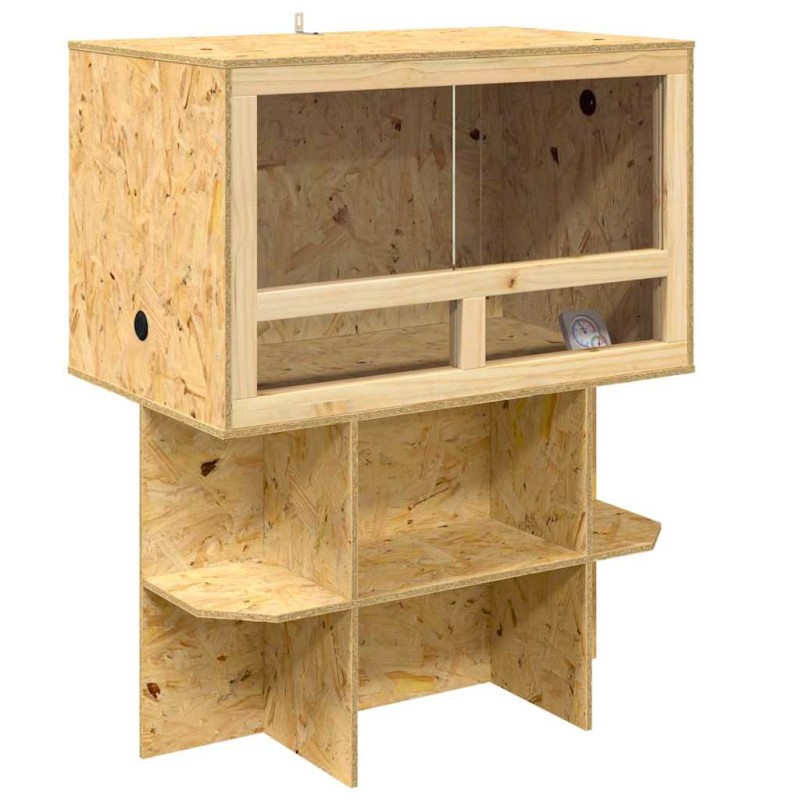 vidaXL Terrarium Καφέ 80 x 50 x 100 εκ. OSB