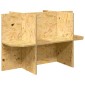 vidaXL Terrarium Καφέ 80 x 50 x 100 εκ. OSB