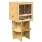 vidaXL Terrarium Καφέ 50 x 50 x 100 cm OSB