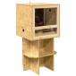 vidaXL Terrarium Καφέ 50 x 50 x 100 cm OSB