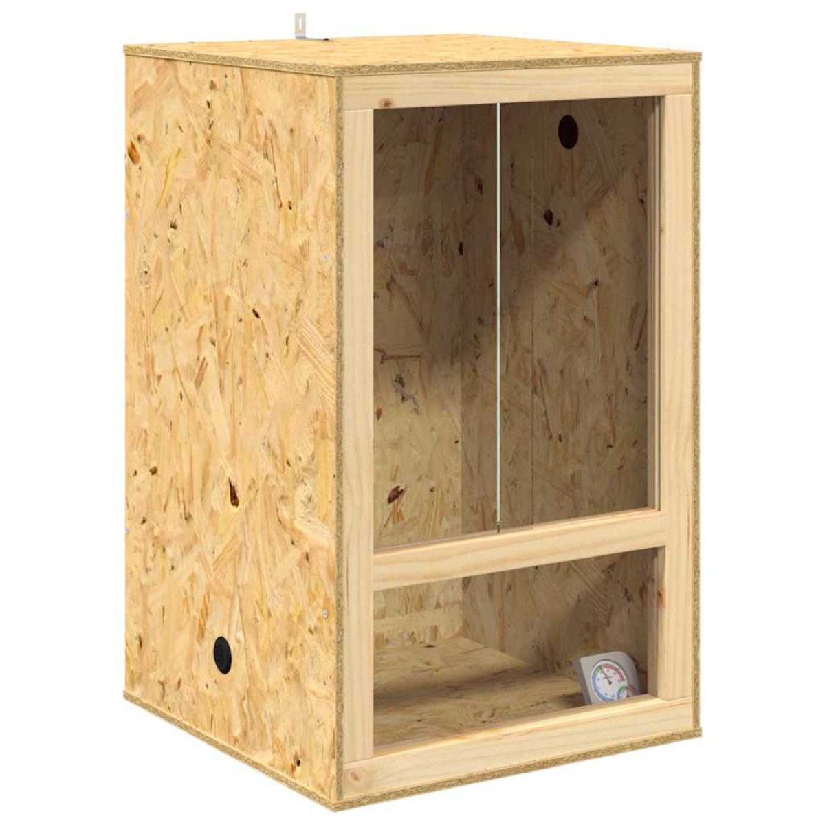 vidaXL Terrarium Καφέ 50 x 50 x 130 εκ OSB