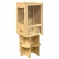vidaXL Terrarium Καφέ 50 x 50 x 130 εκ OSB