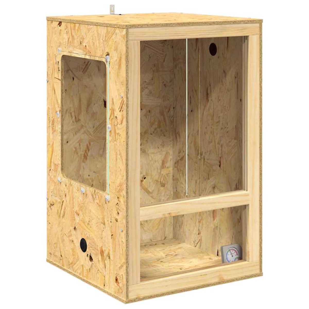 vidaXL Terrarium Καφέ 50 x 50 x 130 εκ OSB