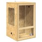 vidaXL Terrarium Καφέ 50 x 50 x 130 εκ OSB