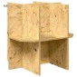 vidaXL Terrarium Καφέ 50 x 50 x 130 εκ OSB