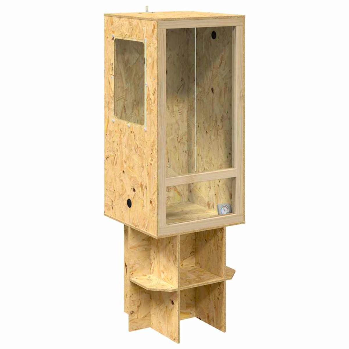 vidaXL Terrarium Καφέ 50 x 50 x 150 εκ OSB