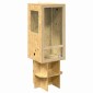 vidaXL Terrarium Καφέ 50 x 50 x 150 εκ OSB