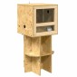 vidaXL Terrarium Καφέ 40 x 40 x 90 cm OSB
