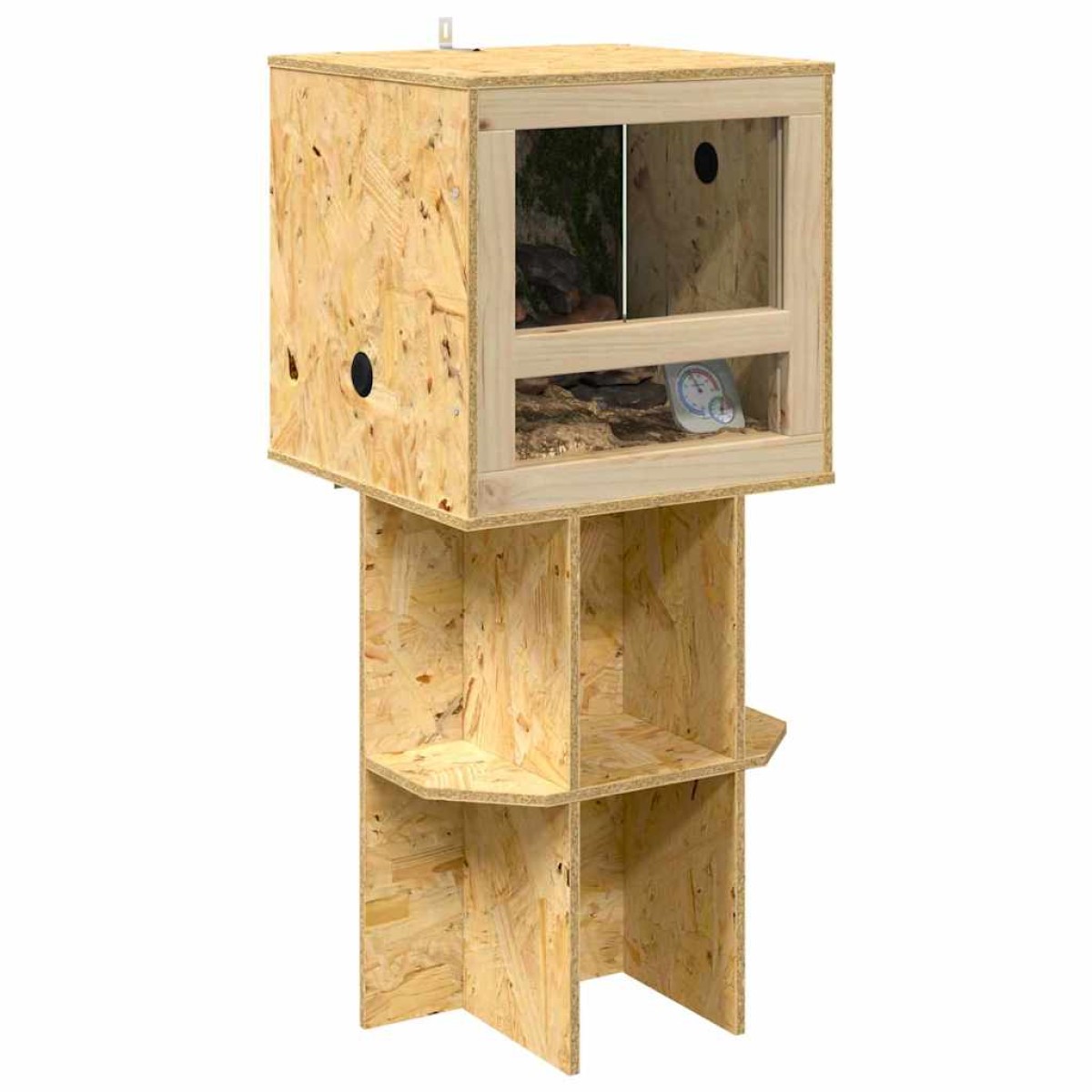 vidaXL Terrarium Καφέ 40 x 40 x 90 cm OSB