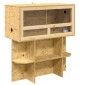 vidaXL Terrarium Καφέ 80 x 40 x 90 εκ OSB
