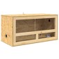 vidaXL Terrarium Καφέ 80 x 40 x 90 εκ OSB