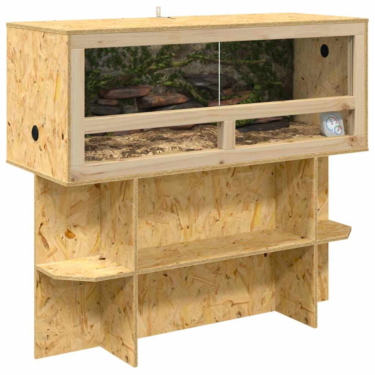 vidaXL Terrarium Καφέ 100 x 40 x 90 cm OSB