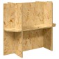 vidaXL Terrarium Καφέ 60 x 30 x 80 εκ OSB