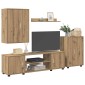 vidaXL Σετ επίπλου τηλεόρασης Artisan Oak Επεξεργασμένο ξύλο