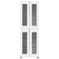 vidaXL Highboard FLORIN 60 x 35 x 182 εκ. Λευκό Επεξεργασμένο Ξύλο