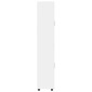 vidaXL Highboard FLORIN 60 x 35 x 182 εκ. Λευκό Επεξεργασμένο Ξύλο