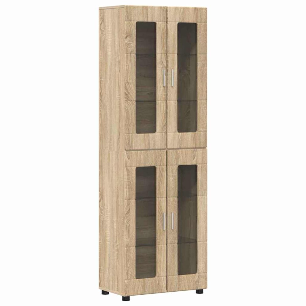 vidaXL Highboard FLORIN 60 x 35 x 182 εκ. Δρύς Sonoma