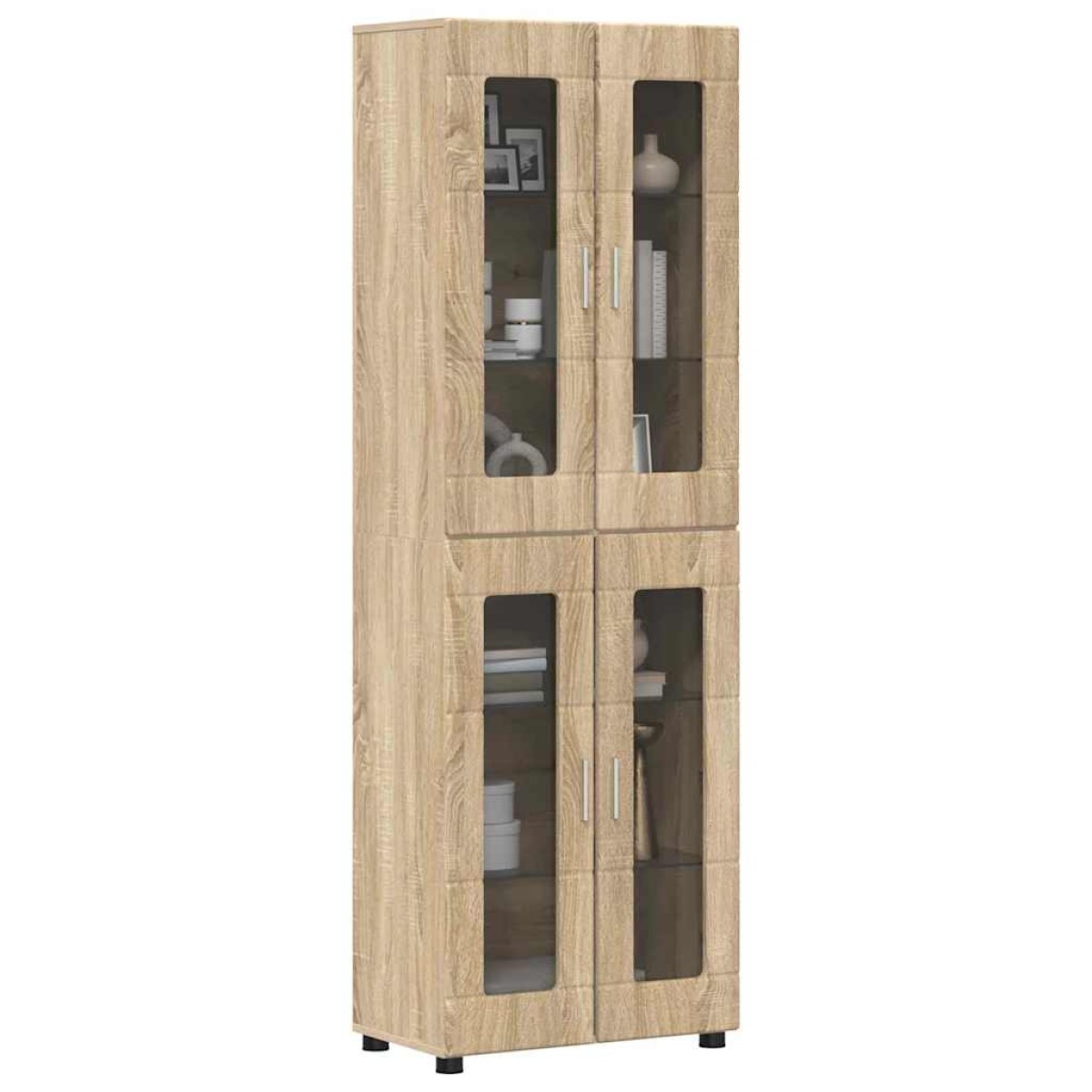 vidaXL Highboard FLORIN 60 x 35 x 182 εκ. Δρύς Sonoma
