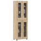 vidaXL Highboard FLORIN 60 x 35 x 182 εκ. Δρύς Sonoma