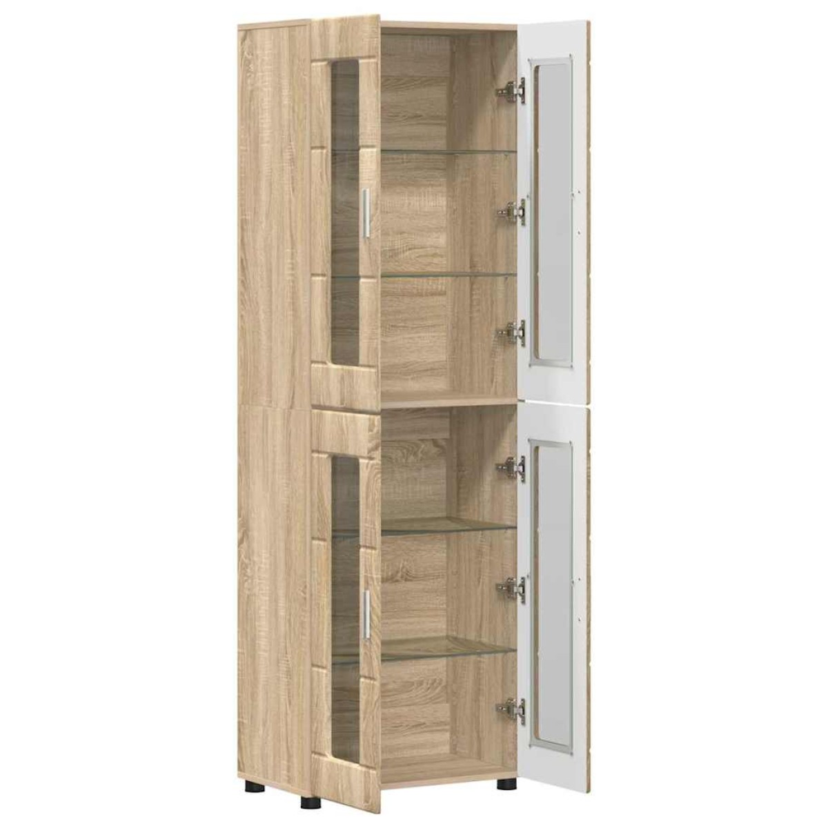 vidaXL Highboard FLORIN 60 x 35 x 182 εκ. Δρύς Sonoma