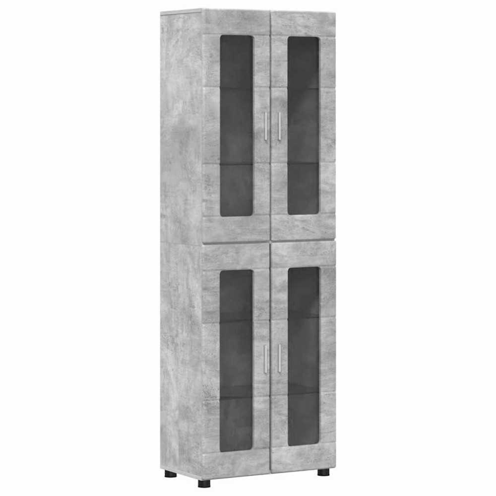 vidaXL Highboard FLORIN 60 x 35 x 182 εκ. Σκυρόδεμα Γκρι