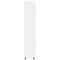 vidaXL Highboard FLORIN 60 x 35 x 182 εκ. Υψηλής γυαλάδας λευκό