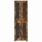 vidaXL Highboard FLORIN 60 x 35 x 182 εκ. Καπνιστό Δρύς