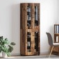 vidaXL Highboard FLORIN 60 x 35 x 182 εκ. Παλιό ξύλο