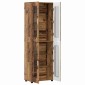 vidaXL Highboard FLORIN 60 x 35 x 182 εκ. Παλιό ξύλο
