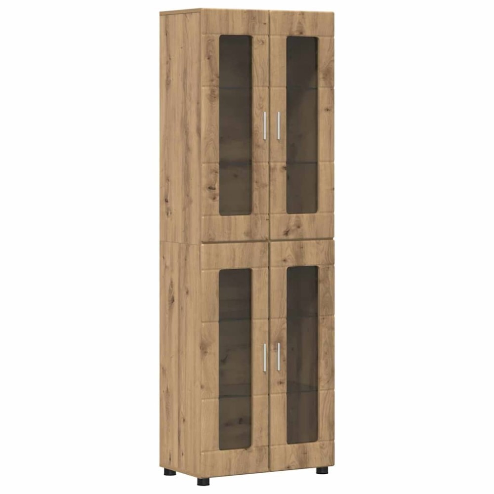 vidaXL Highboard FLORIN 60 x 35 x 182 εκ. Artisan Oak