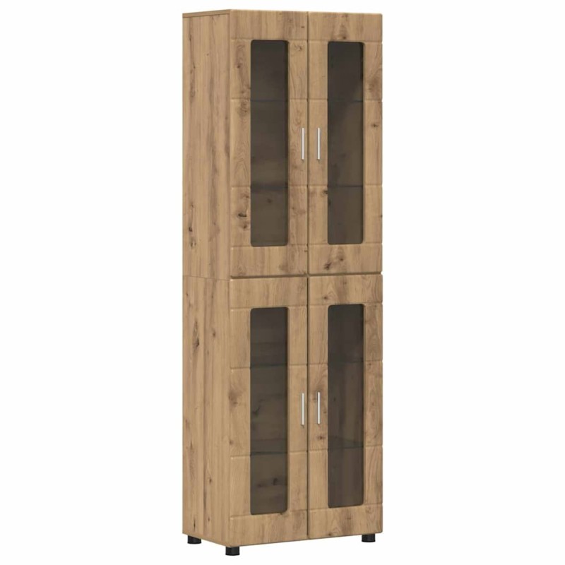 vidaXL Highboard FLORIN 60 x 35 x 182 εκ. Artisan Oak
