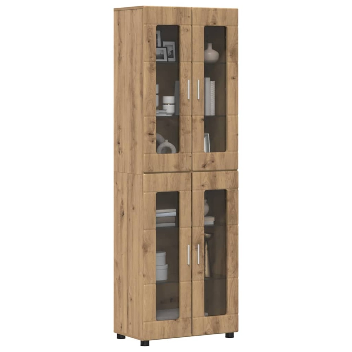 vidaXL Highboard FLORIN 60 x 35 x 182 εκ. Artisan Oak