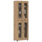 vidaXL Highboard FLORIN 60 x 35 x 182 εκ. Artisan Oak