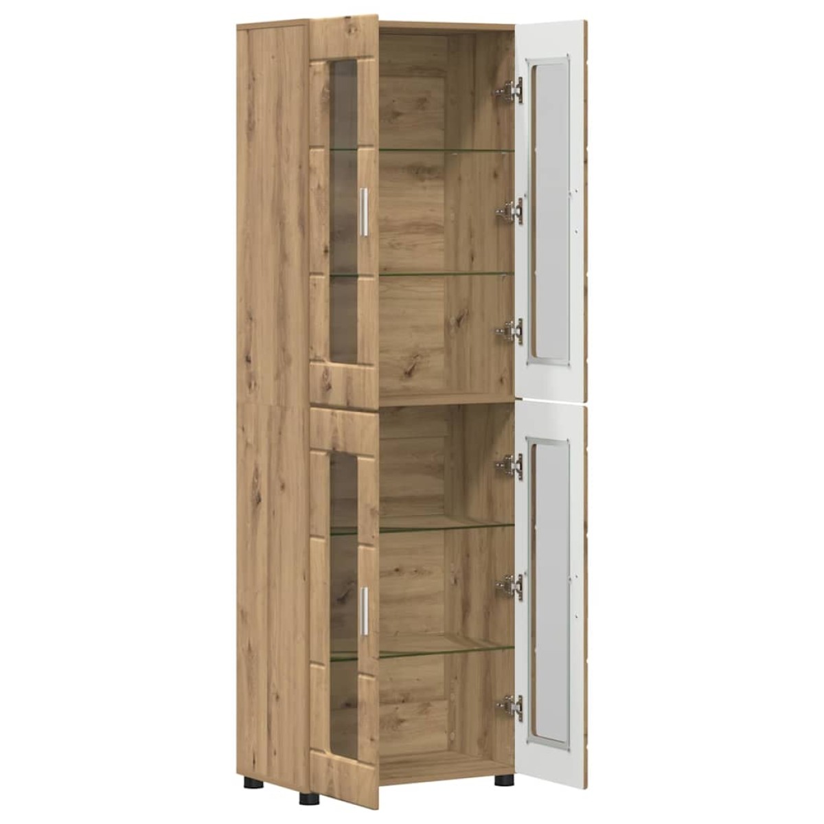 vidaXL Highboard FLORIN 60 x 35 x 182 εκ. Artisan Oak