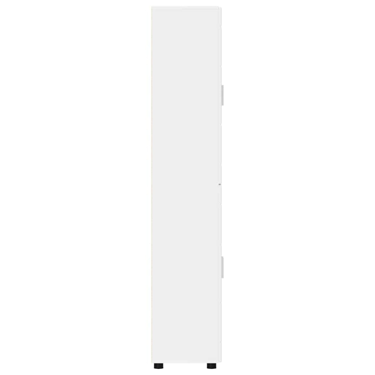 vidaXL Highboard FLORIN 60 x 35 x 182 εκ. Λευκό Επεξεργασμένο Ξύλο