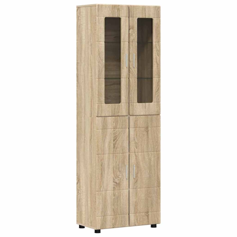 vidaXL Highboard FLORIN 60 x 35 x 182 εκ. Δρύς Sonoma