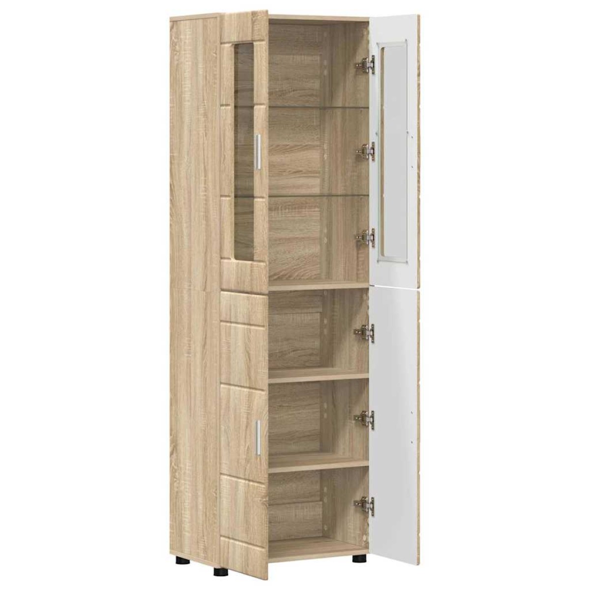 vidaXL Highboard FLORIN 60 x 35 x 182 εκ. Δρύς Sonoma
