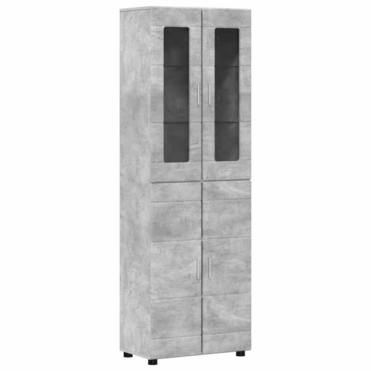vidaXL Highboard FLORIN 60 x 35 x 182 εκ. Σκυρόδεμα Γκρι