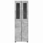 vidaXL Highboard FLORIN 60 x 35 x 182 εκ. Σκυρόδεμα Γκρι
