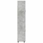 vidaXL Highboard FLORIN 60 x 35 x 182 εκ. Σκυρόδεμα Γκρι
