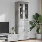 vidaXL Highboard FLORIN 60 x 35 x 182 εκ. Σκυρόδεμα Γκρι
