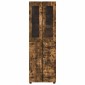 vidaXL Highboard FLORIN 60 x 35 x 182 εκ. Καπνιστό Δρύς